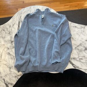 Men's size 7 (XXL) Lacoste Sweater Quarter Zip